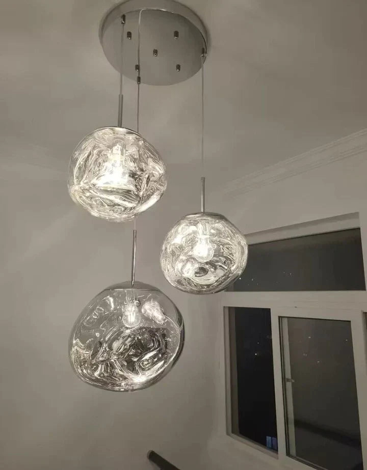 Modern Rock Acrylic Special Shape Pendant Lighting