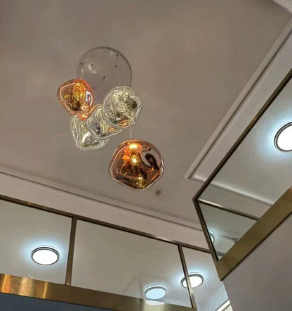 Modern Rock Acrylic Special Shape Pendant Lighting