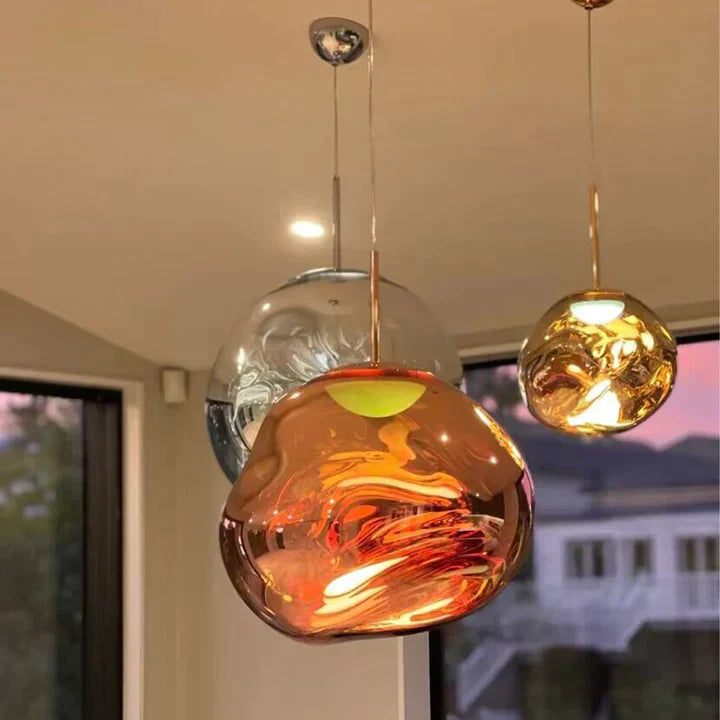 Modern Rock Acrylic Special Shape Pendant Lighting