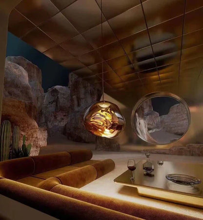 Modern Rock Acrylic Special Shape Pendant Lighting