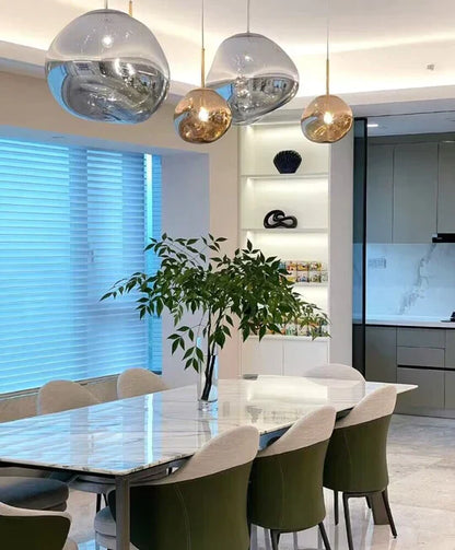 Modern Rock Acrylic Special Shape Pendant Lighting