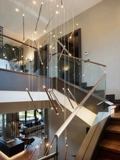 Modern Italian Creative Art Sticks Ceiling Chandelier for Living Room/Staircase/Hotel Lobby - Richardrider