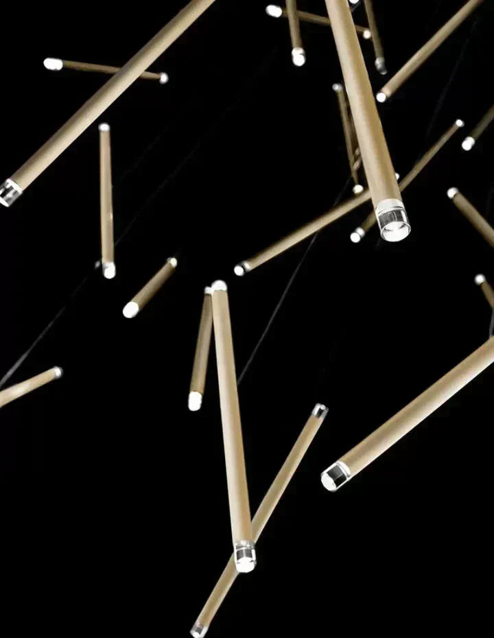 Modern Italian Creative Art Sticks Ceiling Chandelier for Living Room/Staircase/Hotel Lobby - Richardrider
