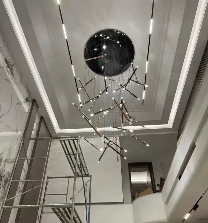 Modern Italian Creative Art Sticks Ceiling Chandelier for Living Room/Staircase/Hotel Lobby - Richardrider