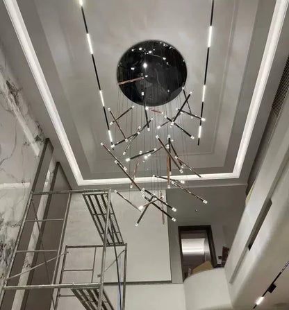 Modern Italian Creative Art Sticks Ceiling Chandelier for Living Room/Staircase/Hotel Lobby - Richardrider