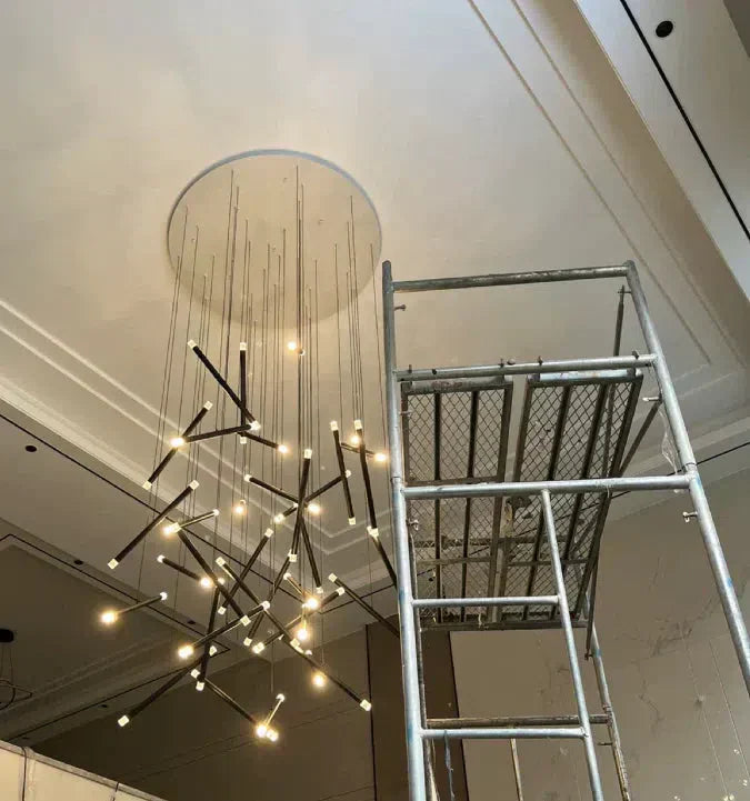Modern Italian Creative Art Sticks Ceiling Chandelier for Living Room/Staircase/Hotel Lobby - Richardrider