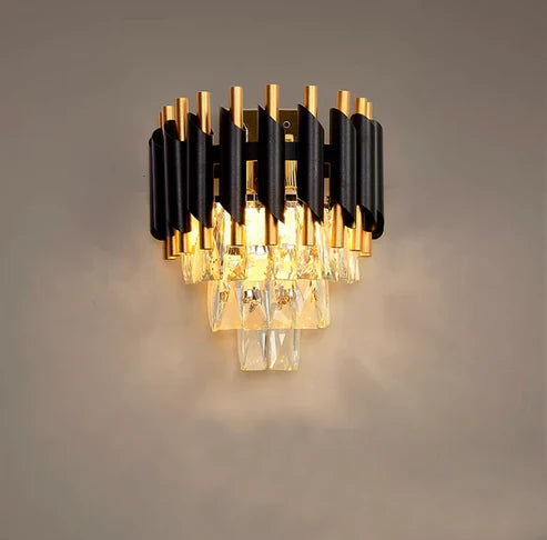 Modern Luxury Multi-Tier Oval/Round Crystal Tiered Chandelier