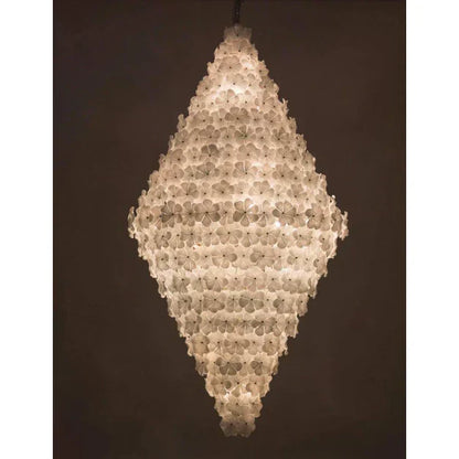 Modern Creative Extra Large Flower Glass Chandelier for Staircase/Foyer/Villa