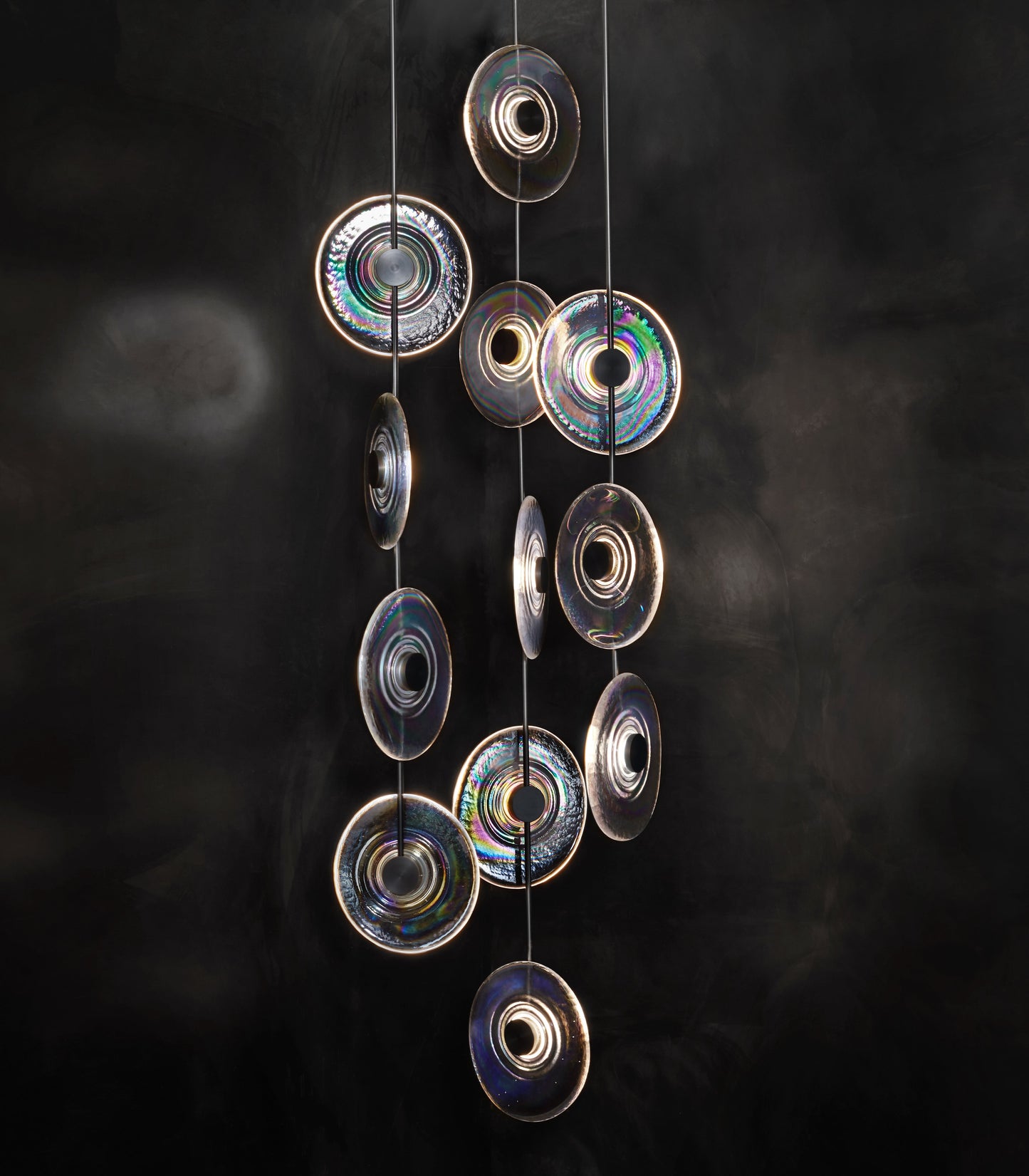 Modern Art Design Radiant Glass Chandelier