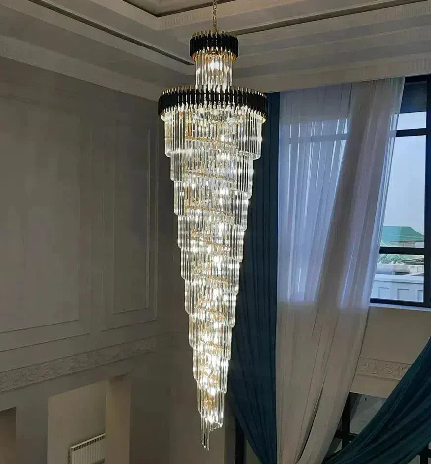 Cyrus Multiple Tier Crystal Chandelier - Richardrider