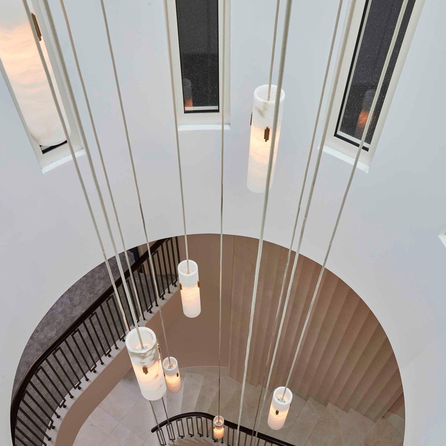 Alabaster Deco Cluster Chandelier - Richardrider