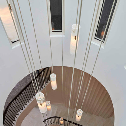 Alabaster Deco Cluster Chandelier - Richardrider