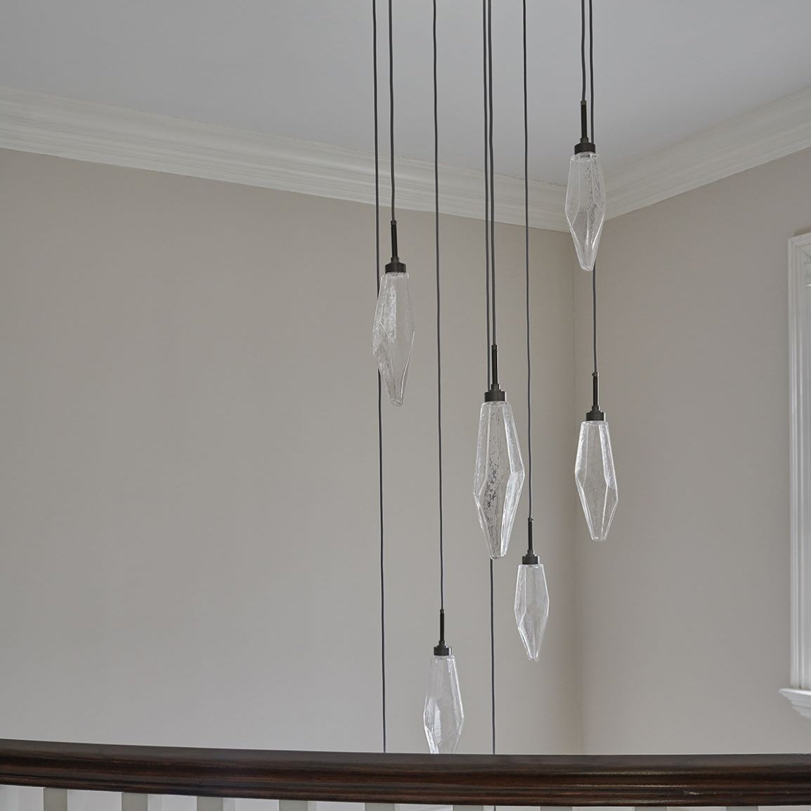 Rock Crystal Cluster Round Chandelier - Richardrider