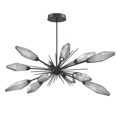 Elaris Rock Crystal Oval Chandelier 53.5'' - Richardrider