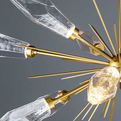 Elaris Rock Crystal Oval Chandelier 53.5'' - Richardrider