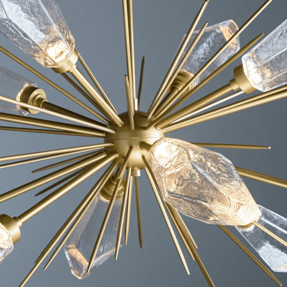 Elaris Rock Crystal Oval Chandelier 53.5'' - Richardrider