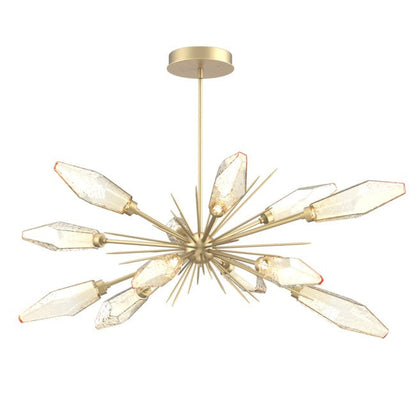 Elaris Rock Crystal Oval Chandelier 53.5'' - Richardrider