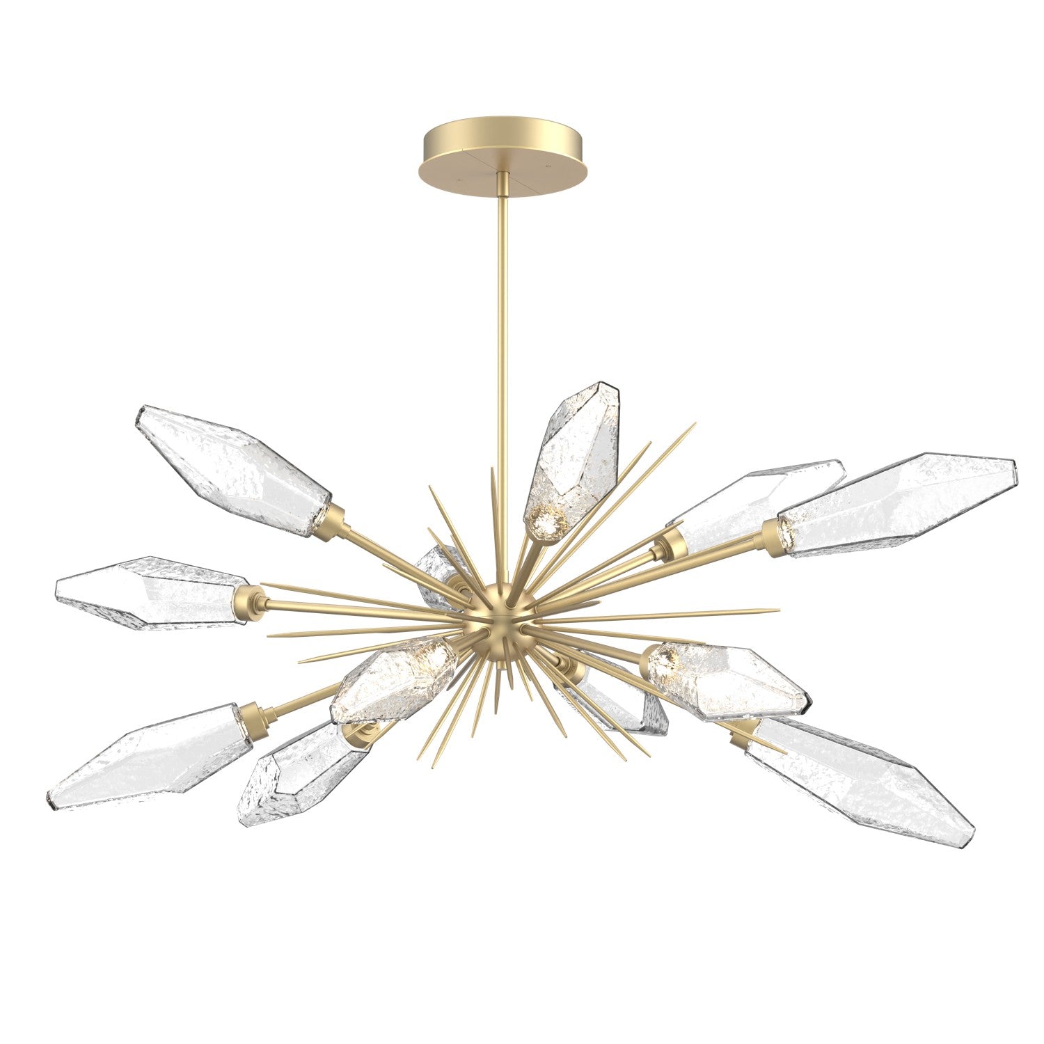 Elaris Rock Crystal Oval Chandelier 53.5'' - Richardrider