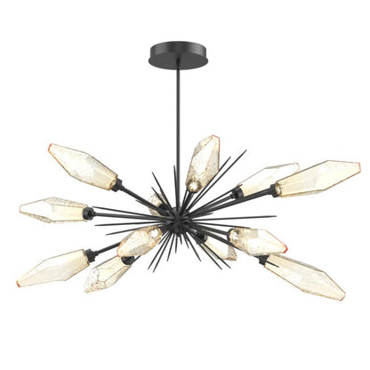 Elaris Rock Crystal Oval Chandelier 53.5'' - Richardrider