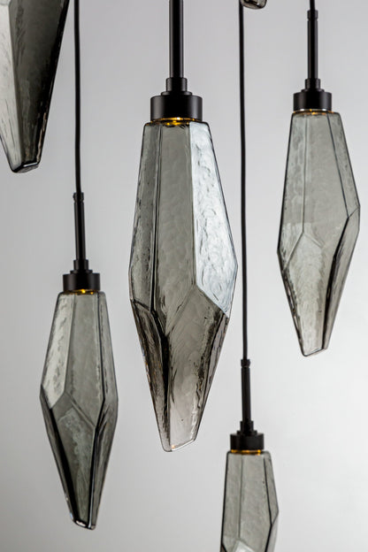 Rock Crystal Cluster Round Chandelier - Richardrider