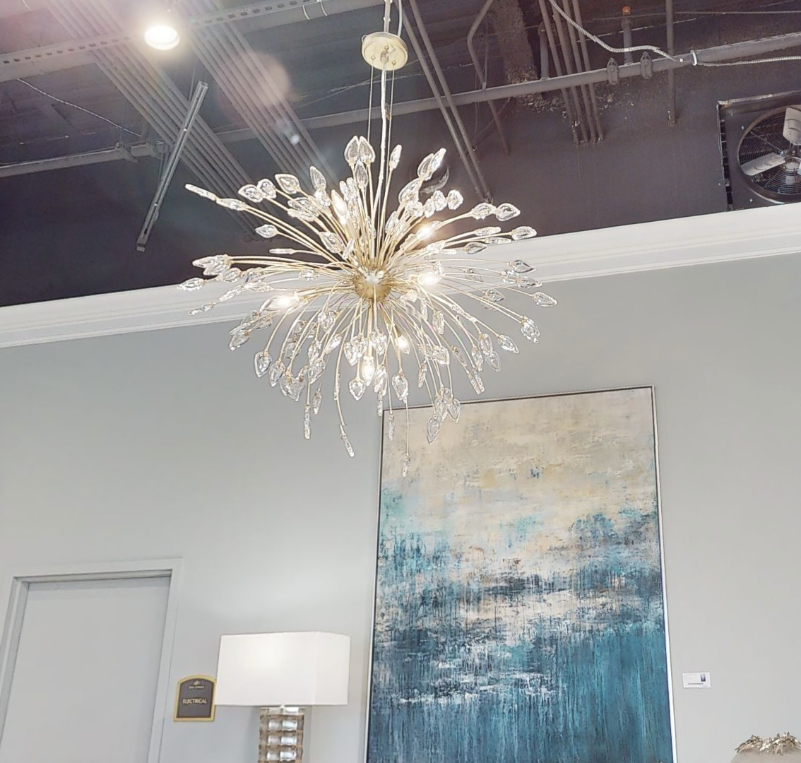 Reveille Crystal Constellation Seven-Light Pendant Chandelier - Richardrider