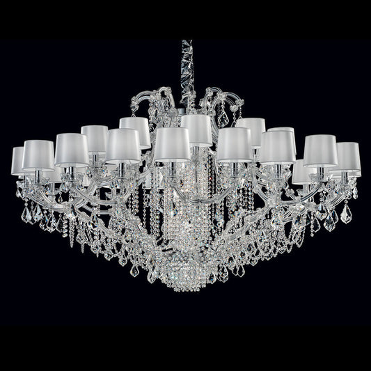 Sliver luxury maria theresa chandelier