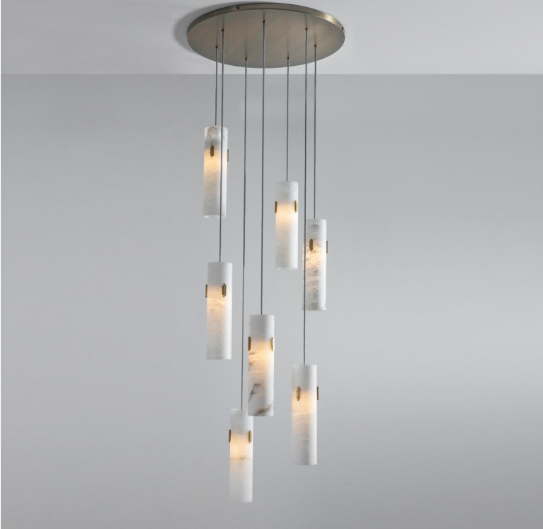 Alabaster Deco Cluster Chandelier - Richardrider