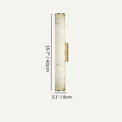 Sylvia Alabaster Wall Sconce - Richardrider