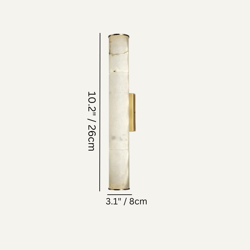 Sylvia Alabaster Wall Sconce - Richardrider