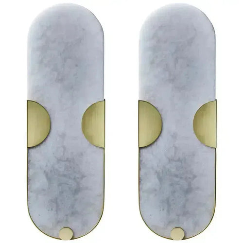 Pair of Alabaster Sconces - Richardrider