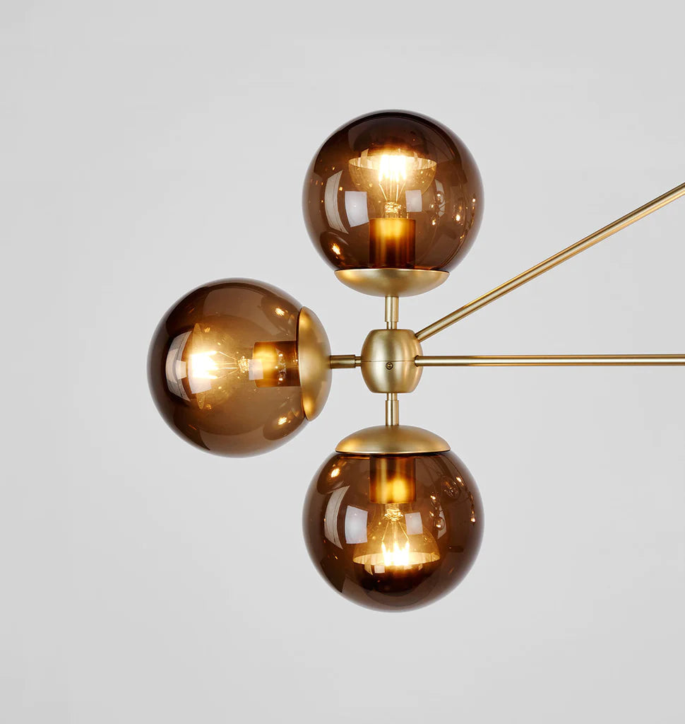 Modo Chandelier - 3 Sided, 10 Globes - Richardrider