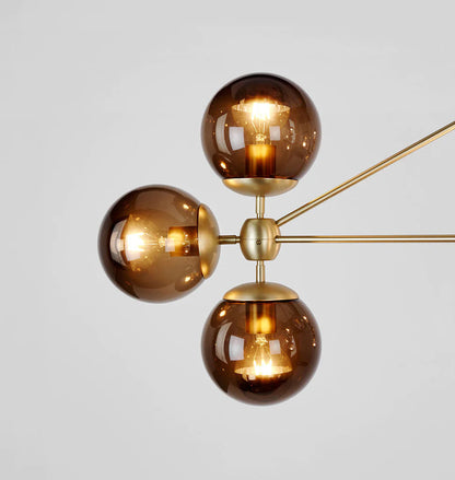 Modo Chandelier - 3 Sided, 10 Globes - Richardrider