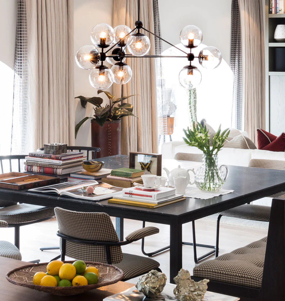 Modo Chandelier - 3 Sided, 10 Globes - Richardrider