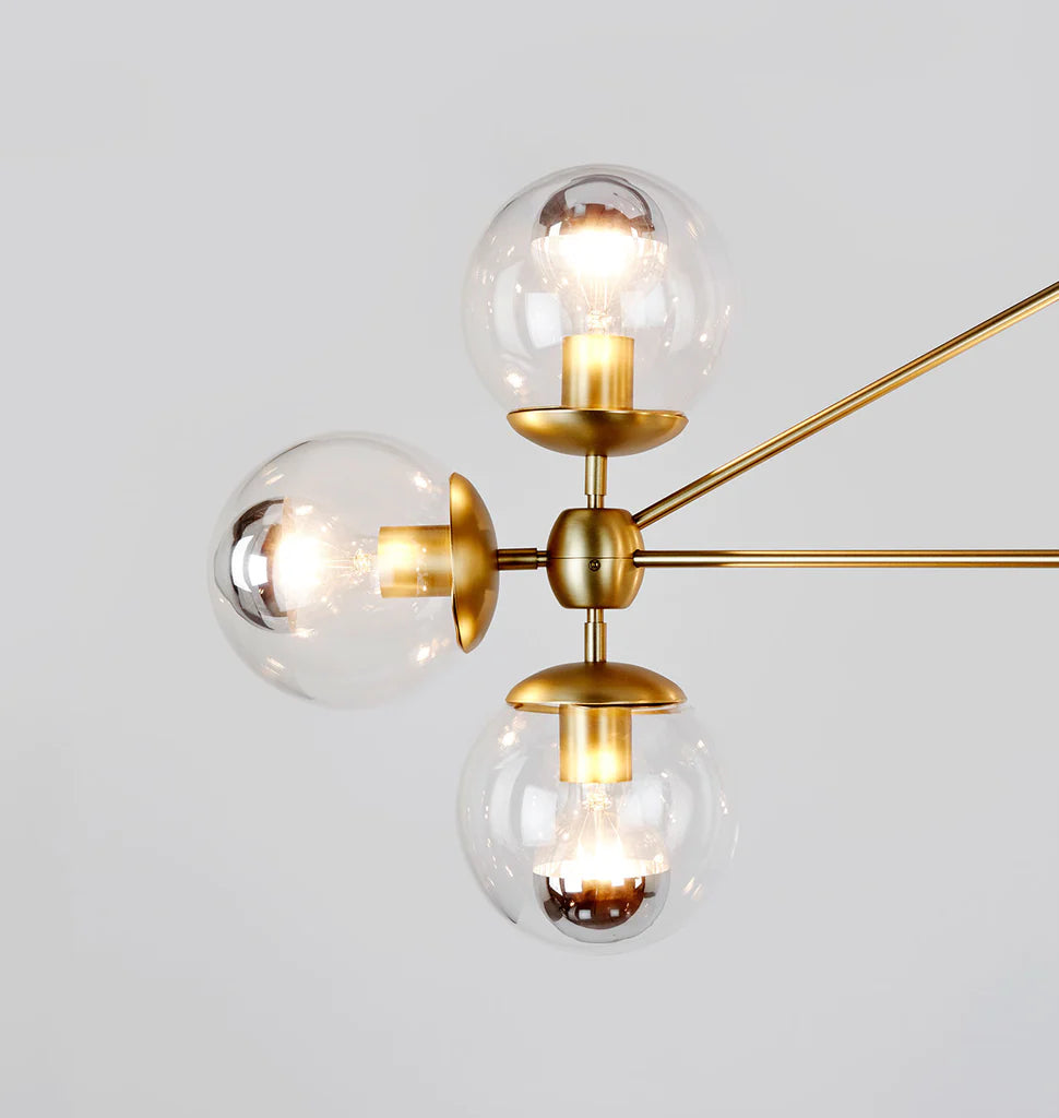 Modo Chandelier - 3 Sided, 10 Globes - Richardrider