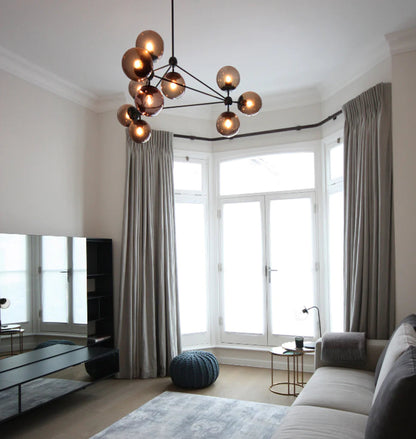 Modo Chandelier - 3 Sided, 10 Globes - Richardrider