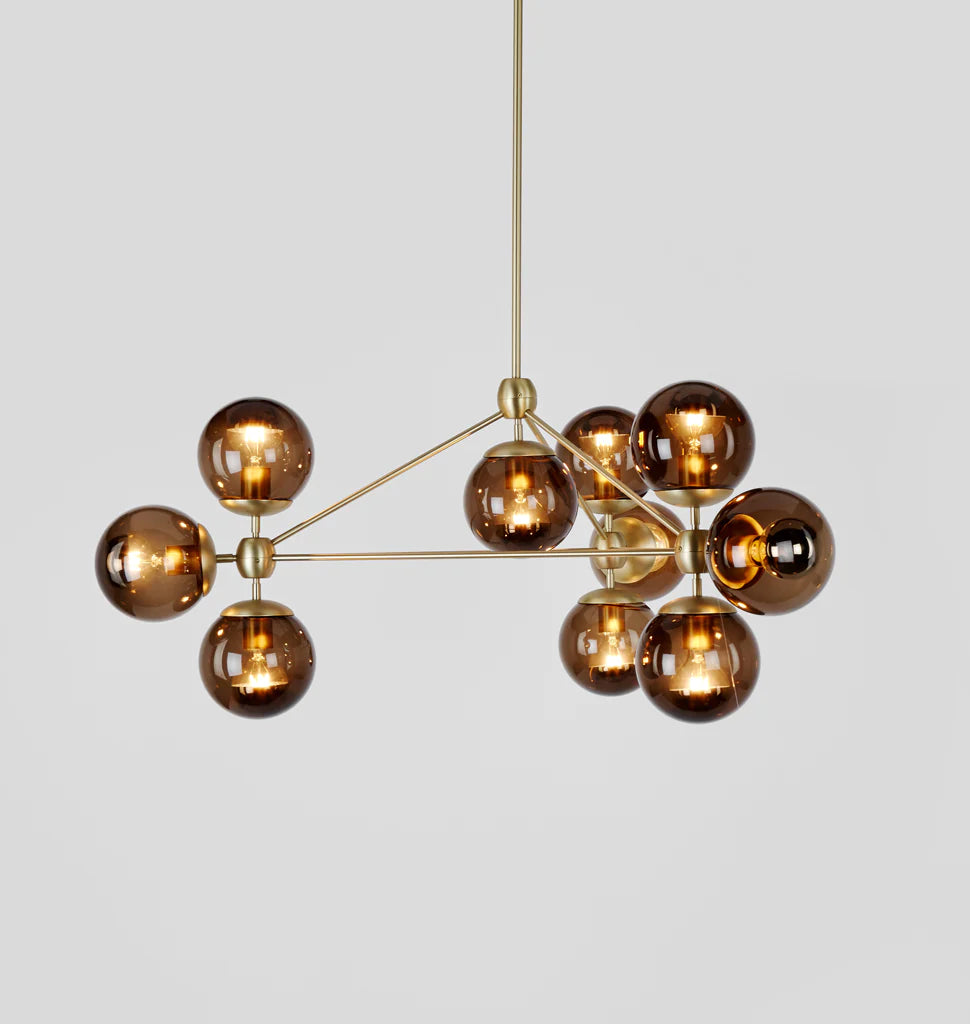 Modo Chandelier - 3 Sided, 10 Globes - Richardrider