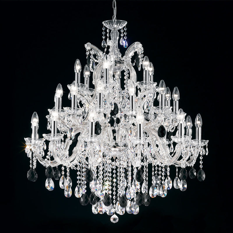 Three layers maria theresa chandelier