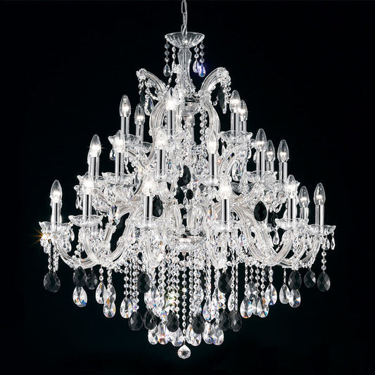 Three layers maria theresa chandelier