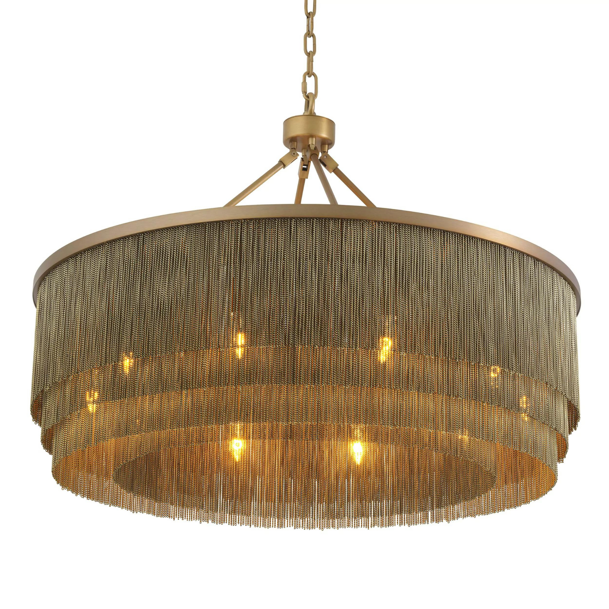 Tissot L (Brass/Bronze) Tassel Modern Chandelier - Richardrider
