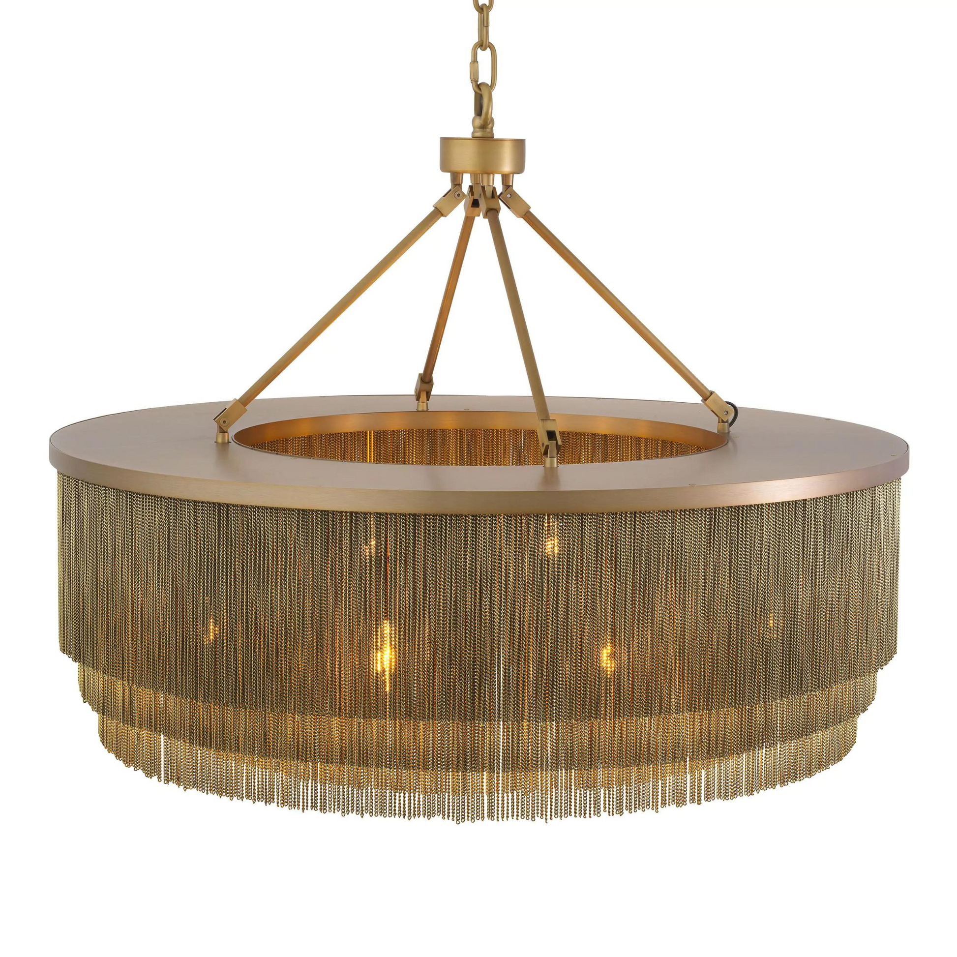 Tissot L (Brass/Bronze) Tassel Modern Chandelier - Richardrider