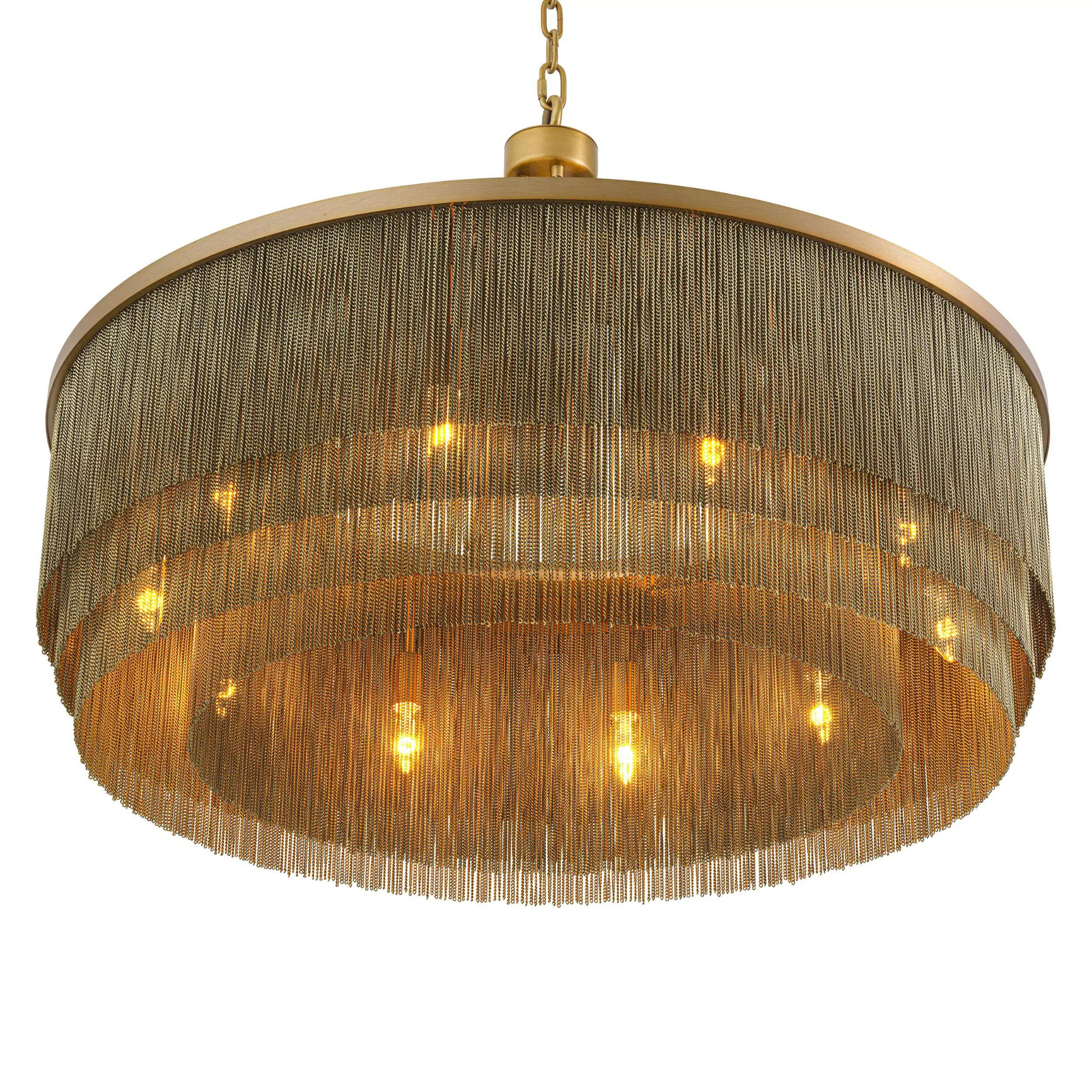 Tissot L (Brass/Bronze) Tassel Modern Chandelier - Richardrider