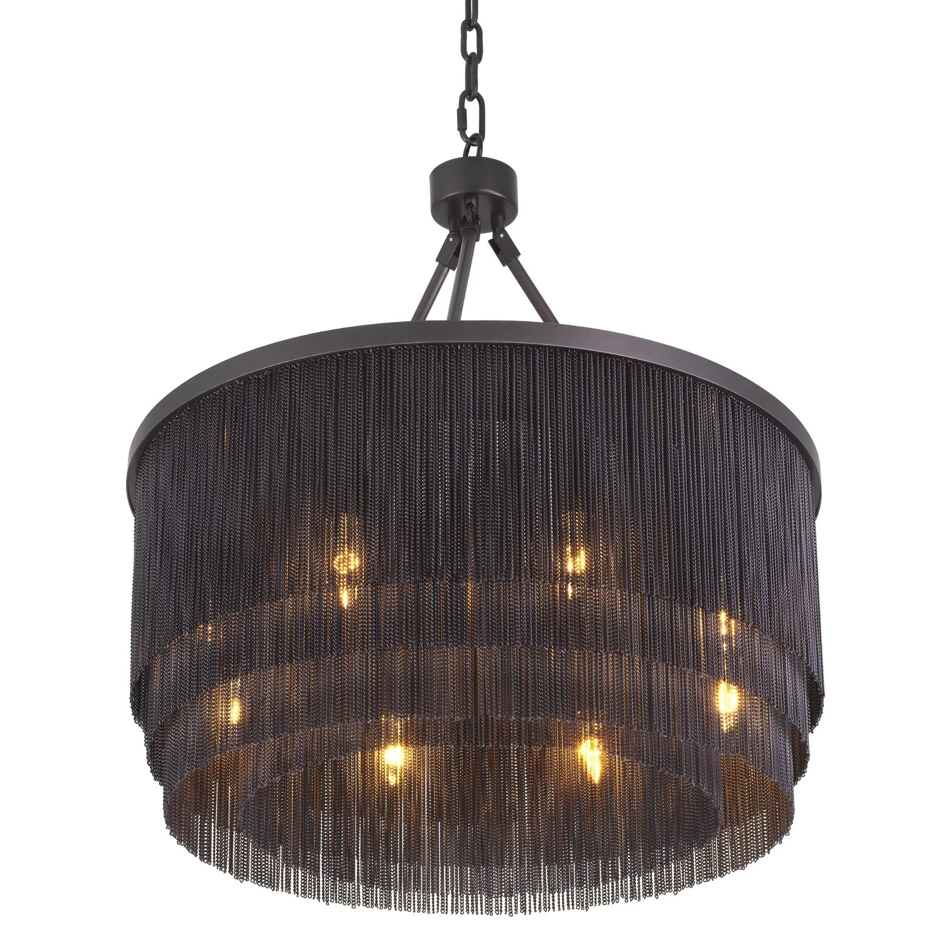 Tissot S (Brass/Bronze) Tassel Modern Chandelier - Richardrider