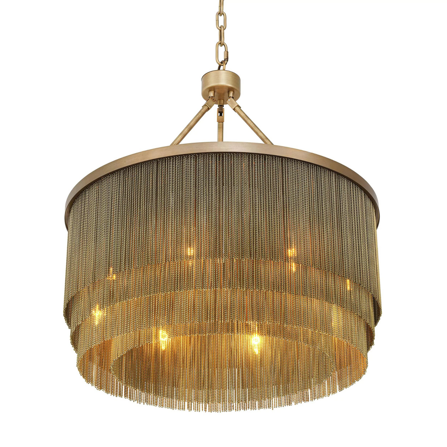 Tissot S (Brass/Bronze) Tassel Modern Chandelier - Richardrider
