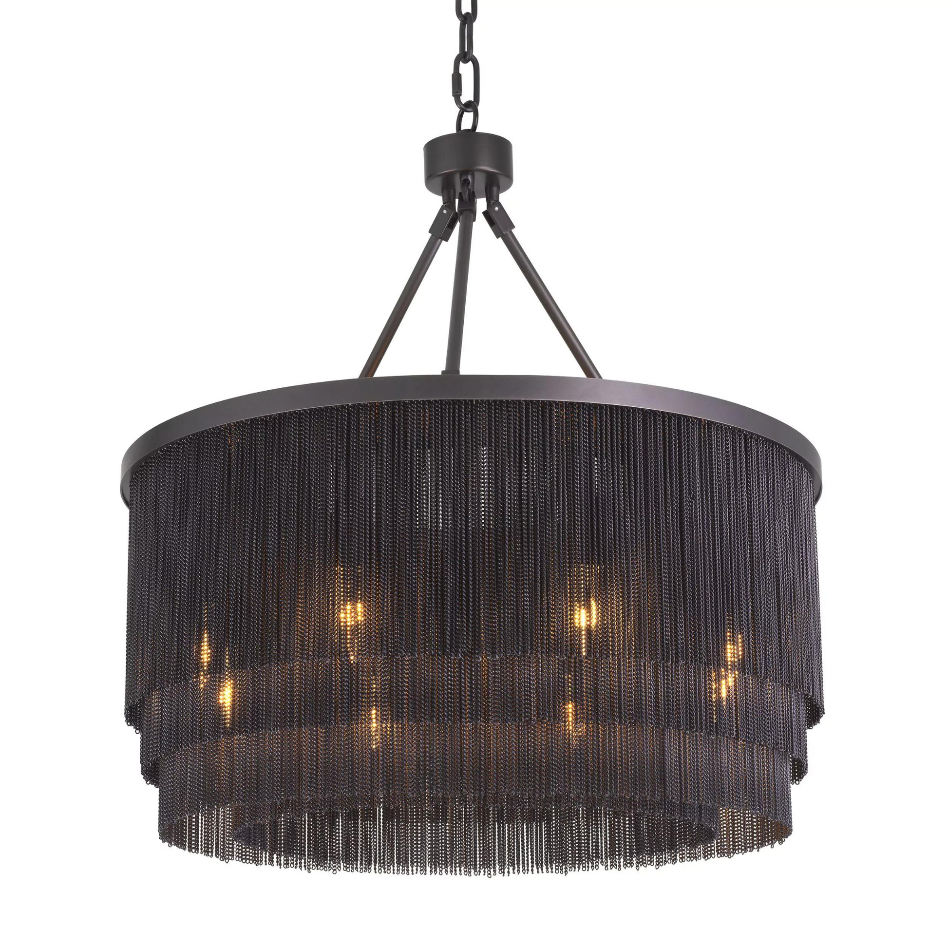 Tissot S (Brass/Bronze) Tassel Modern Chandelier - Richardrider