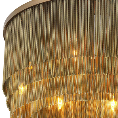Tissot S (Brass/Bronze) Tassel Modern Chandelier - Richardrider