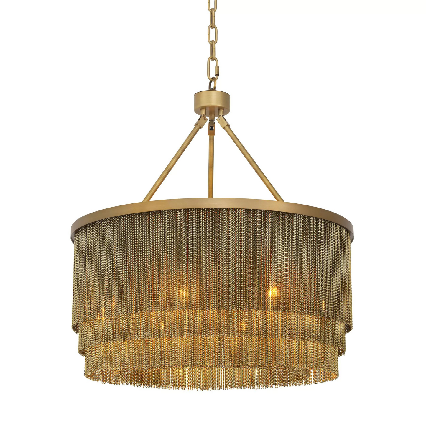 Tissot S (Brass/Bronze) Tassel Modern Chandelier - Richardrider