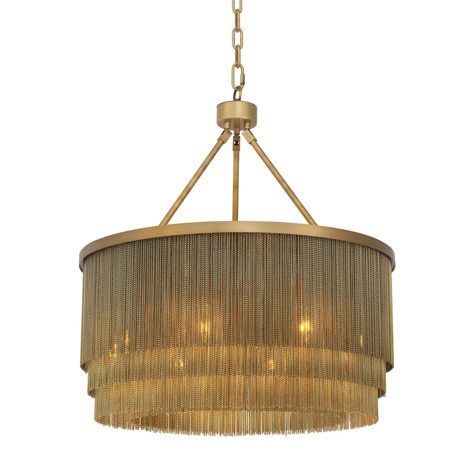 Tissot S (Brass/Bronze) Tassel Modern Chandelier - Richardrider
