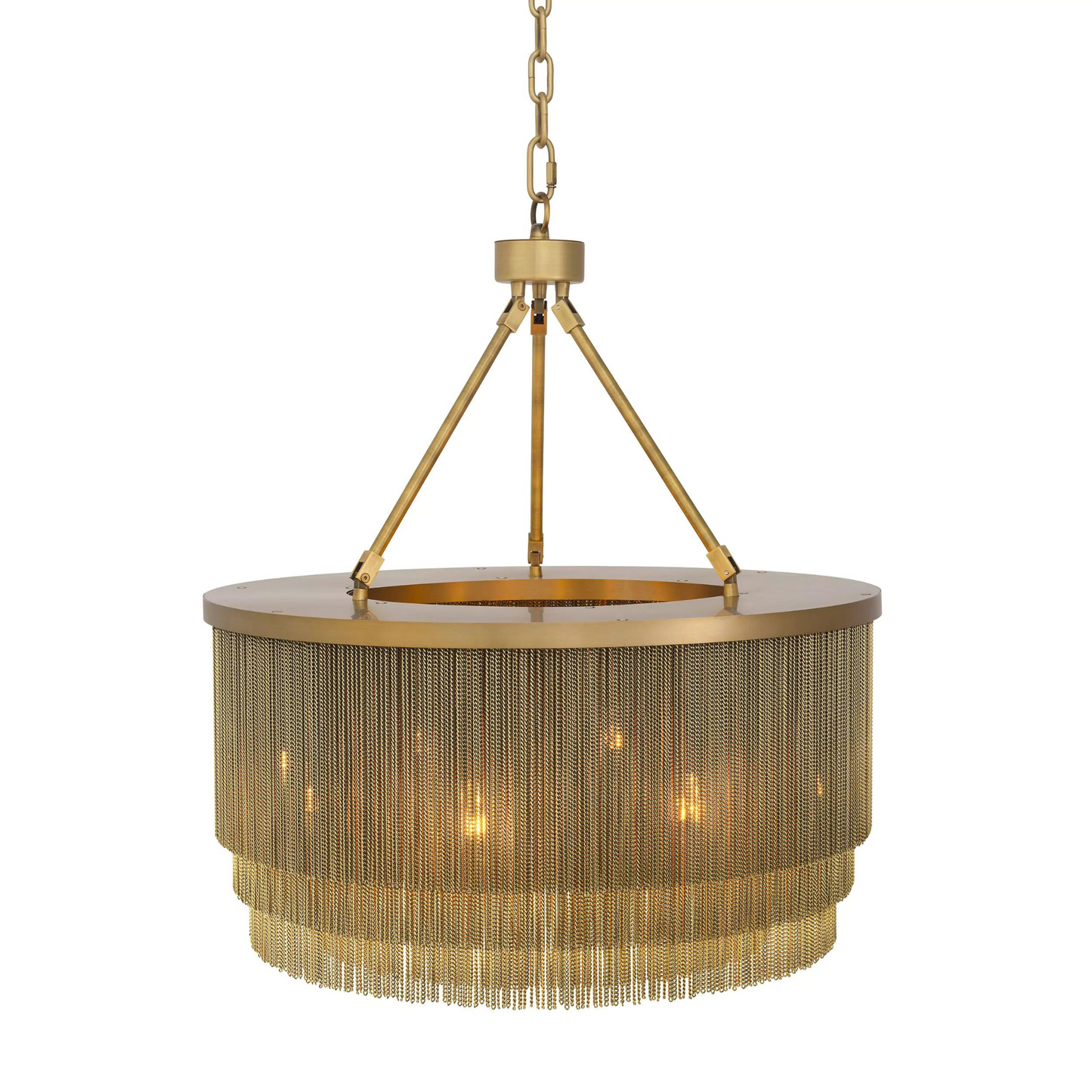 Tissot S (Brass/Bronze) Tassel Modern Chandelier - Richardrider