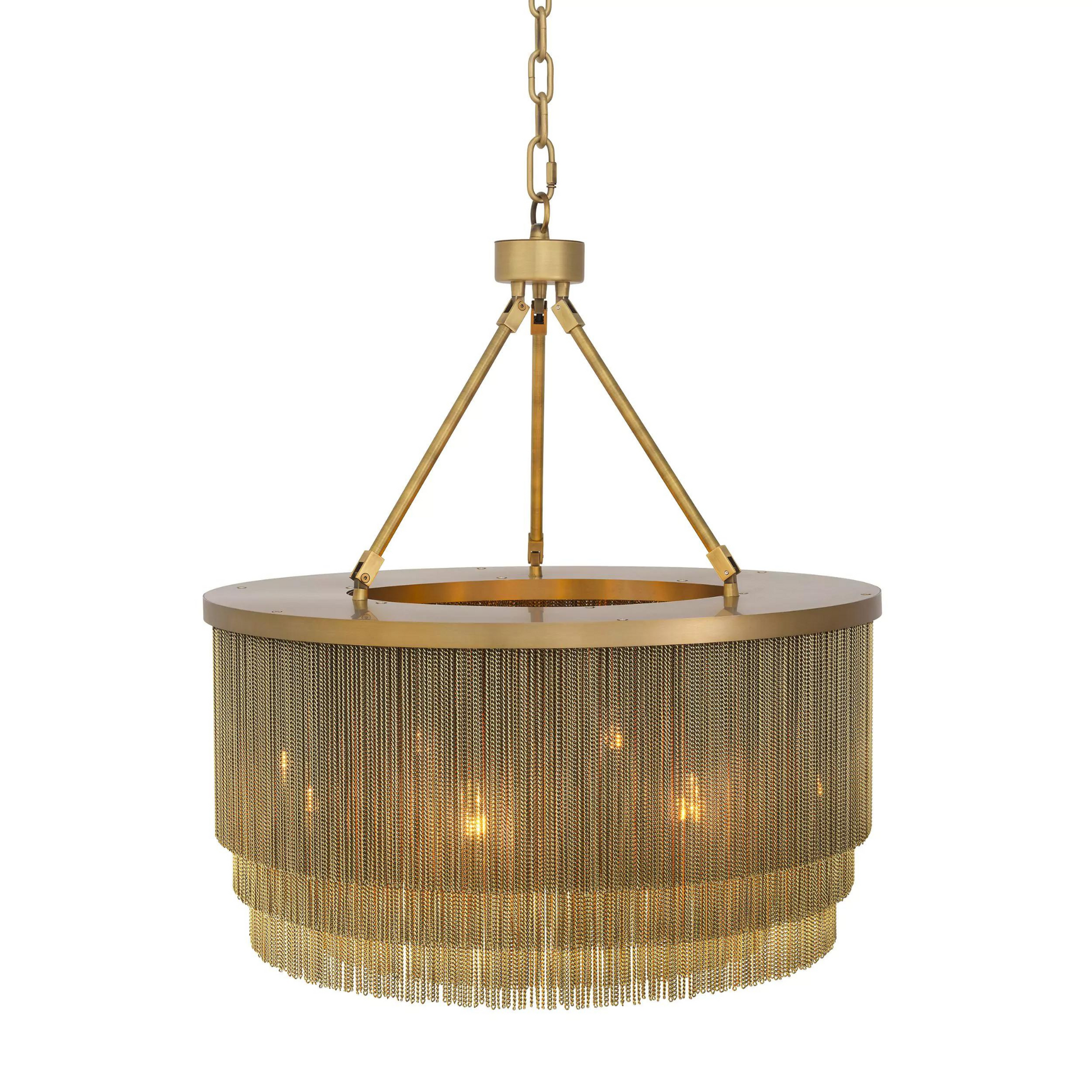 Tissot S (Brass/Bronze) Tassel Modern Chandelier - Richardrider