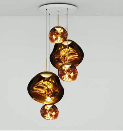 Modern Rock Acrylic Special Shape Pendant Lighting